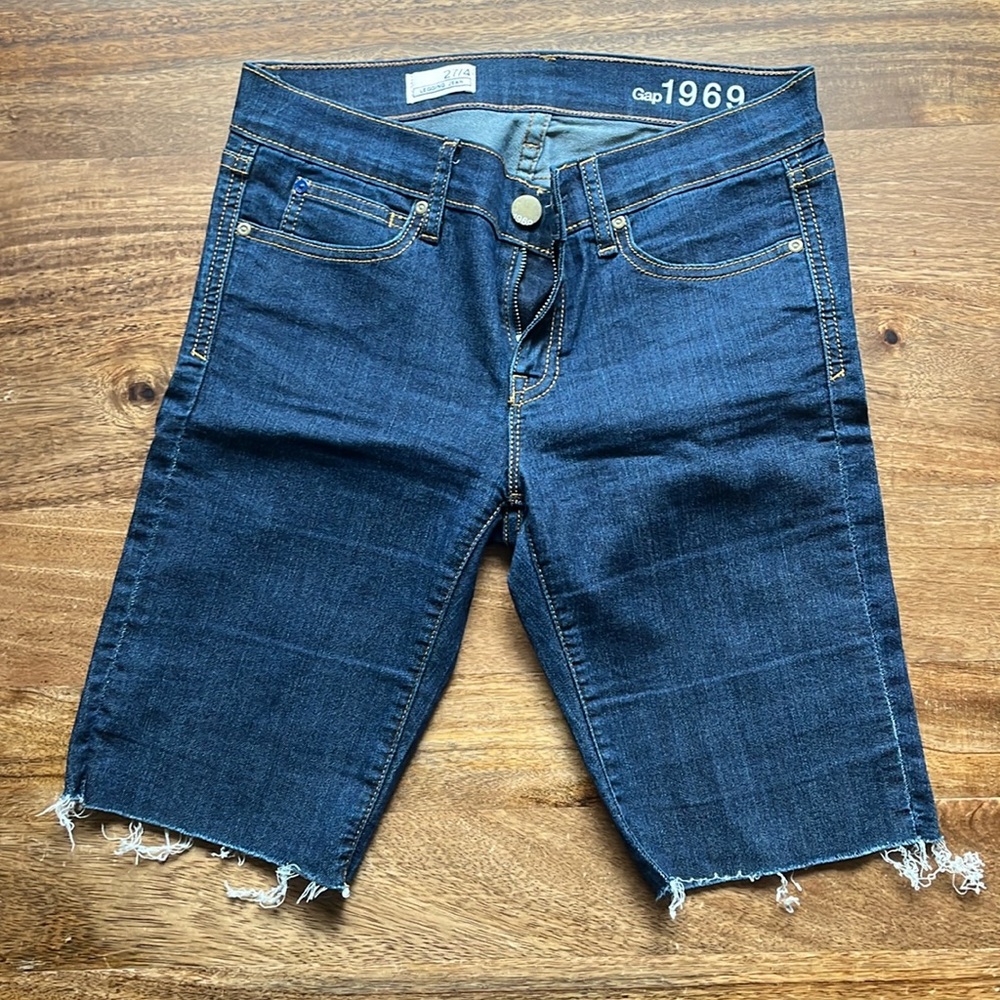 Gap Legging Jean Cut-Off Shorts